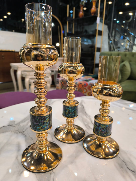 Candle stand set of 3
