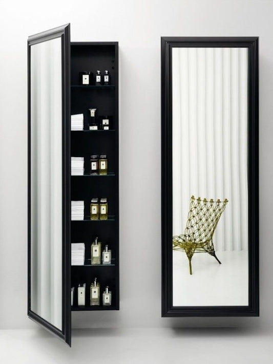 Mirror cabinet black