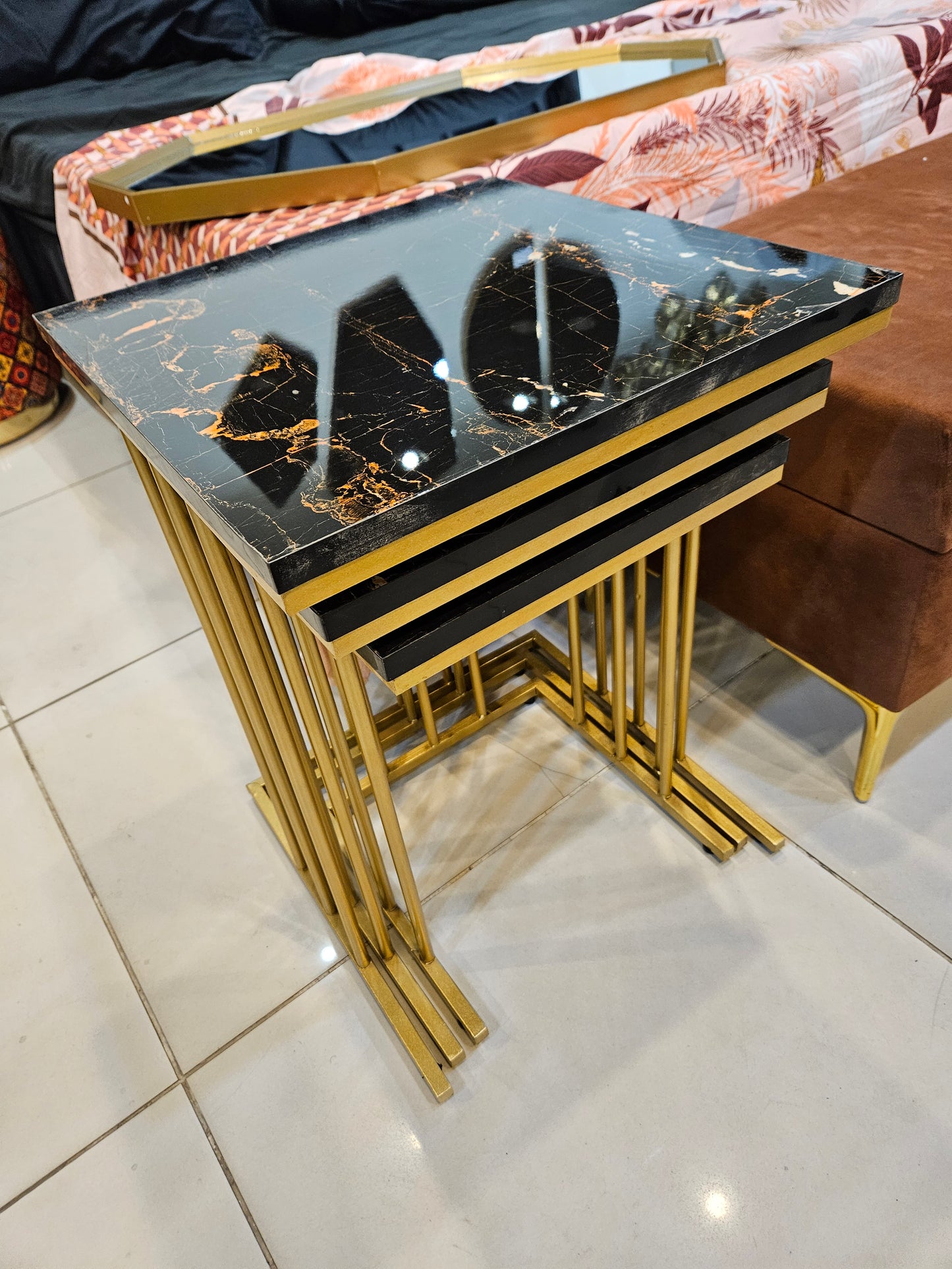 Trio nesting tables