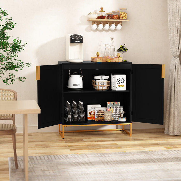 Noir buffet console