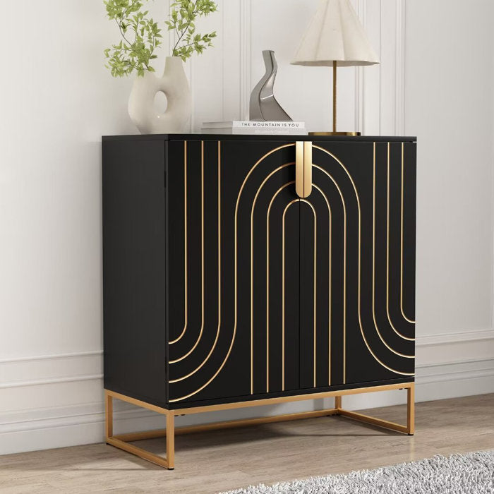 Noir buffet console