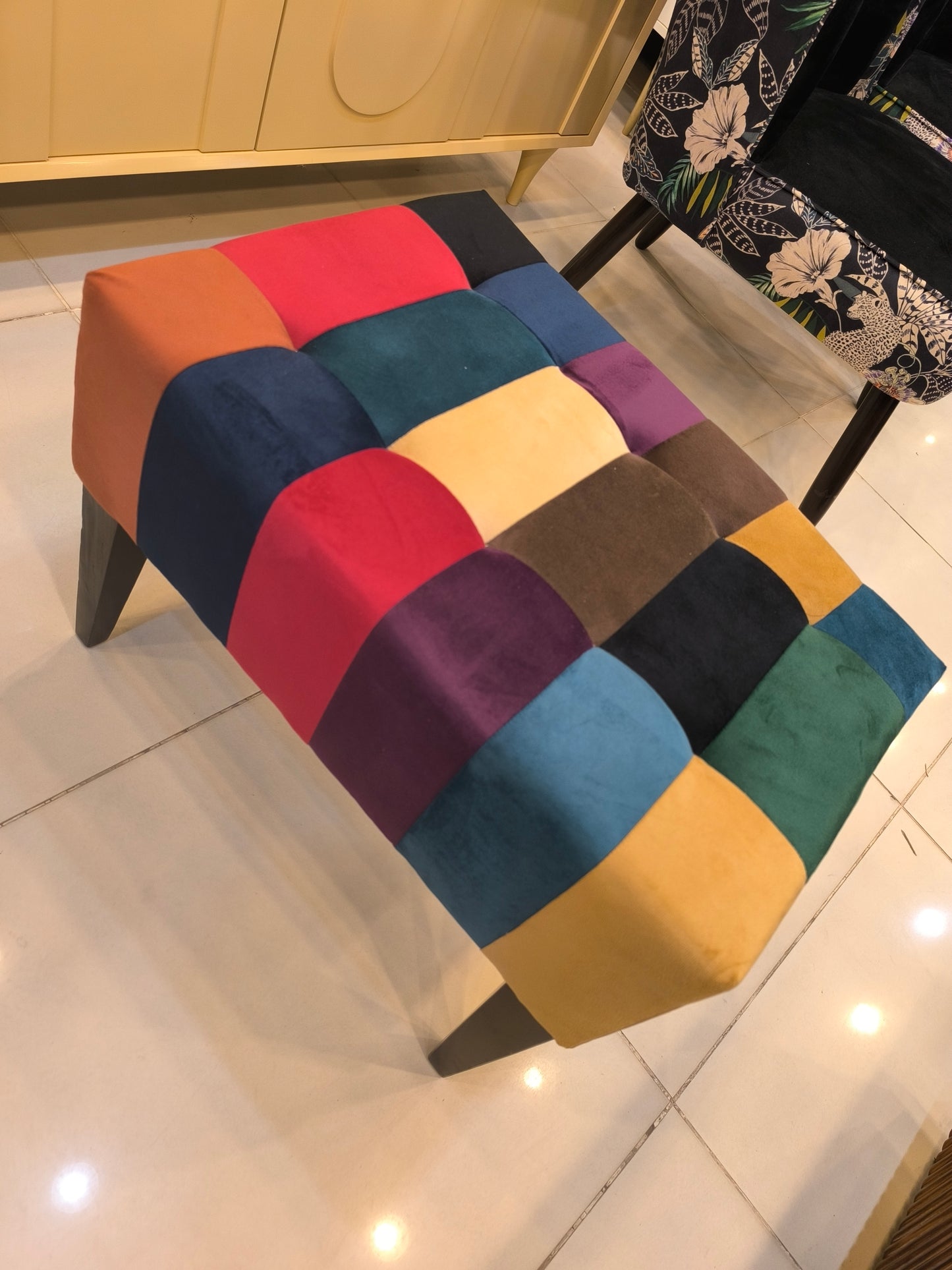 Patchwork stool p1