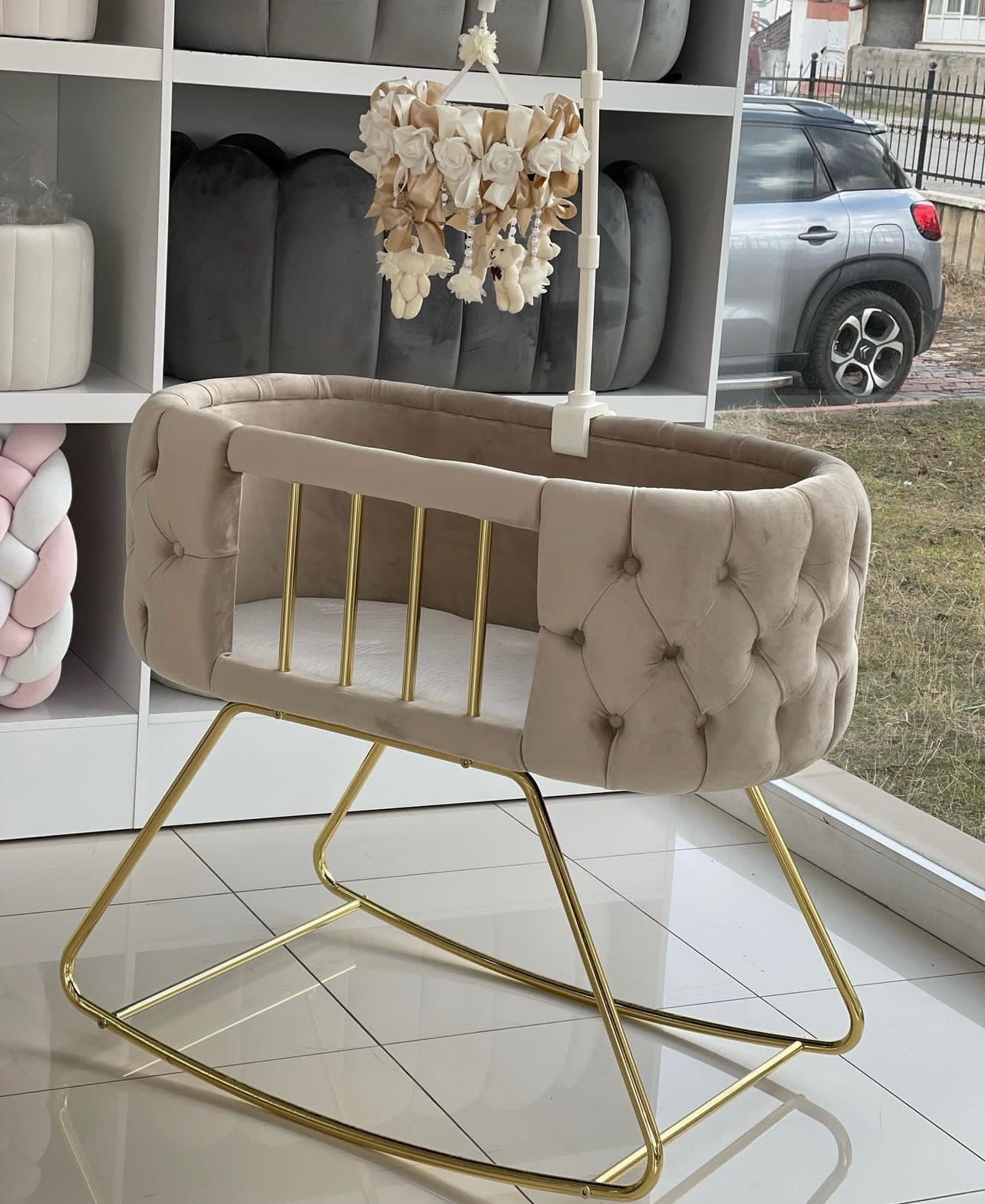 Luxury baby bassinet hotsell